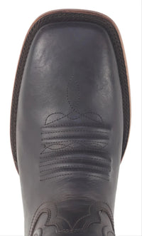 Men´s Silverton Edison All Leather Wide Square Toe Boots - Brown - OriginalWestern.com