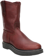Men´s Silverton Greenfield All Leather Round Toe Work Boots - Shedron - OriginalWestern.com