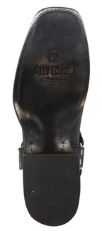 Men´s Silverton Harley All Leather Square Toe Boots - Black - OriginalWestern.com