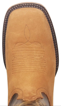 Men´s Silverton Jasper All Leather Wide Square Toe Boots - Tobacco - OriginalWestern.com