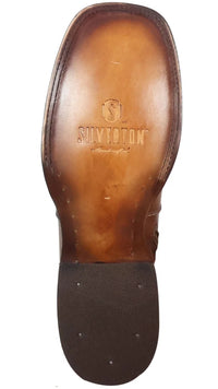 Men´s Silverton Jerry All Leather Wide Square Toe Short Boots - Honey - OriginalWestern.com