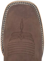 Men´s Silverton Kingston Horse All Leather Wide Square Toe Short Boots - Brown - OriginalWestern.com