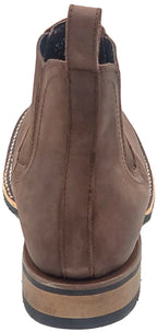 Men´s Silverton Kingston Horse All Leather Wide Square Toe Short Boots - Brown - OriginalWestern.com