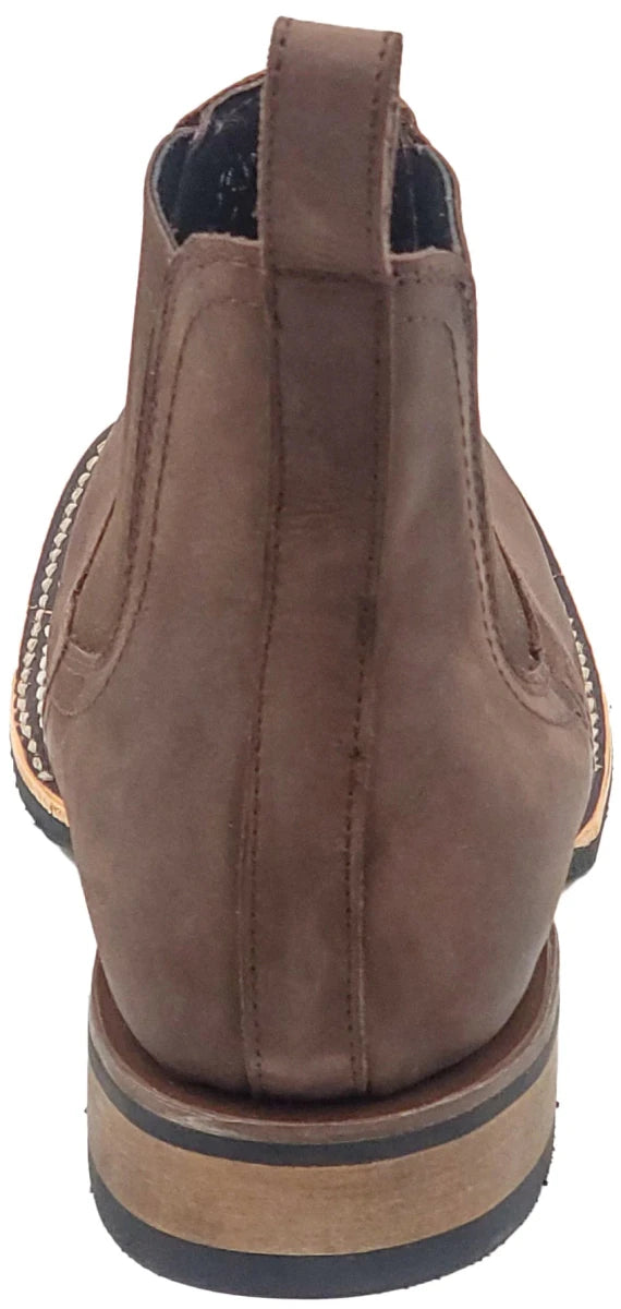 Men´s Silverton Kingston Horse All Leather Wide Square Toe Short Boots - Brown - OriginalWestern.com