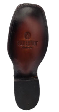 Men´s Silverton Missouri All Leather Wide Square Toe Boots - Brown - OriginalWestern.com