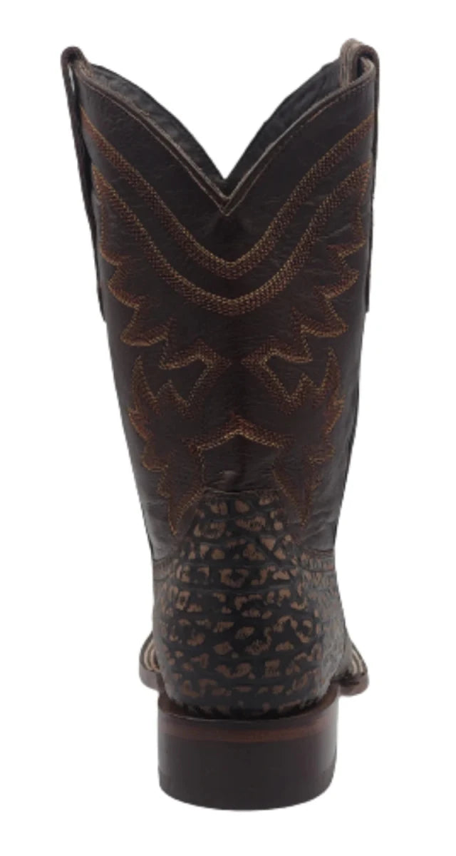 Men´s Silverton Missouri All Leather Wide Square Toe Boots - Brown - OriginalWestern.com