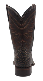 Men´s Silverton Missouri All Leather Wide Square Toe Boots - Brown - OriginalWestern.com