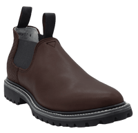 Men´s Silverton Rodeo All Leather Round Toe Work Shoes - Brown - OriginalWestern.com