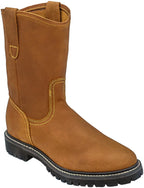 Men´s Silverton Sierra All Leather Round Toe Work Boots - Honey - OriginalWestern.com