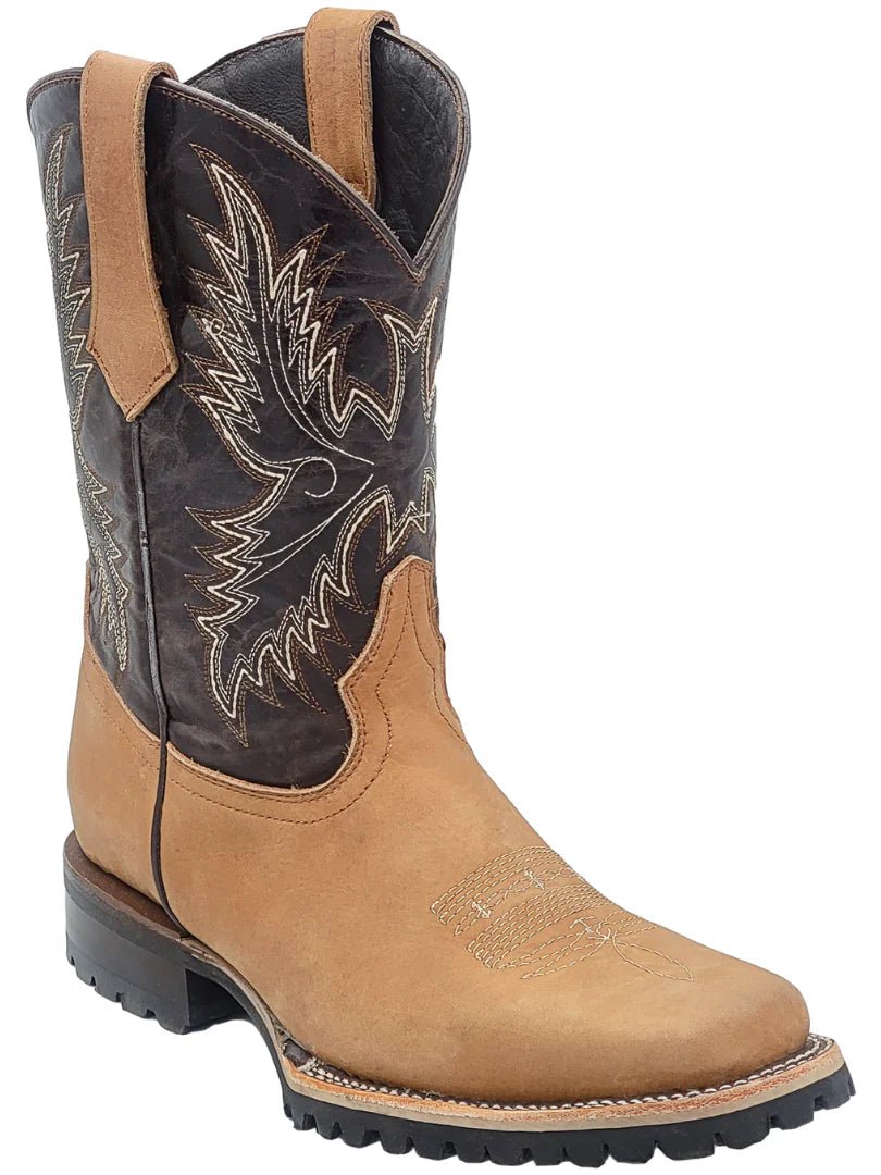 Men´s Silverton Silverado Square Toe Boots - Tobacco - OriginalWestern.com