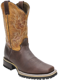 Men´s Silverton Square Toe Boots - Brown - OriginalWestern.com