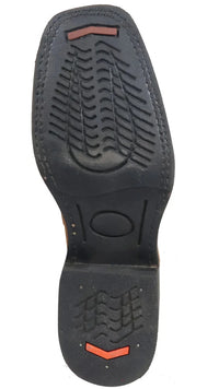 Men´s Silverton Stockton All Leather Square Toe Boots - Honey - OriginalWestern.com