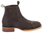 Men´s Silverton Tony Buck All Leather Wide Square Toe Short Boots - Brown - OriginalWestern.com