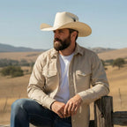 Men's Sombrero Morcon 1000X Marlboro Style Western Cowboy Straw Hat - OriginalWestern.com