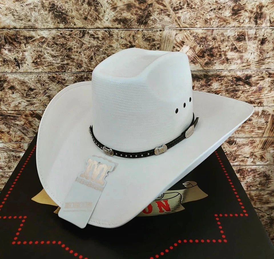 Men's Sombrero Morcon 100X 8 Segundos Style Western Cowboy Straw Hat - OriginalWestern.com
