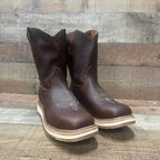 Men's Square Steel Toe Cowboy Style Double Density Sole Work Boot Est. B-34 - OriginalWestern.com