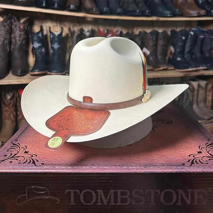 Men’s Tombstone 10,000X Sinaloa Chaparral Style Straw Cowboy Hat DeLuxe Edition - OriginalWestern.com