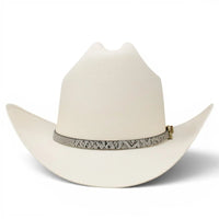 Men's Tombstone 1000X Laredo Style Western Cowboy Straw Hat with Snakeskin Band - OriginalWestern.com