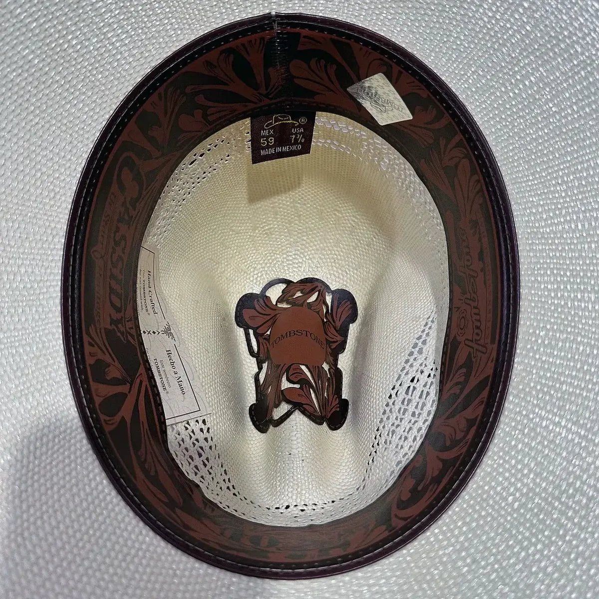 Men’s Tombstone 10X Gus Cassidy Robavacas Style Western Cowboy Straw Hat - OriginalWestern.com