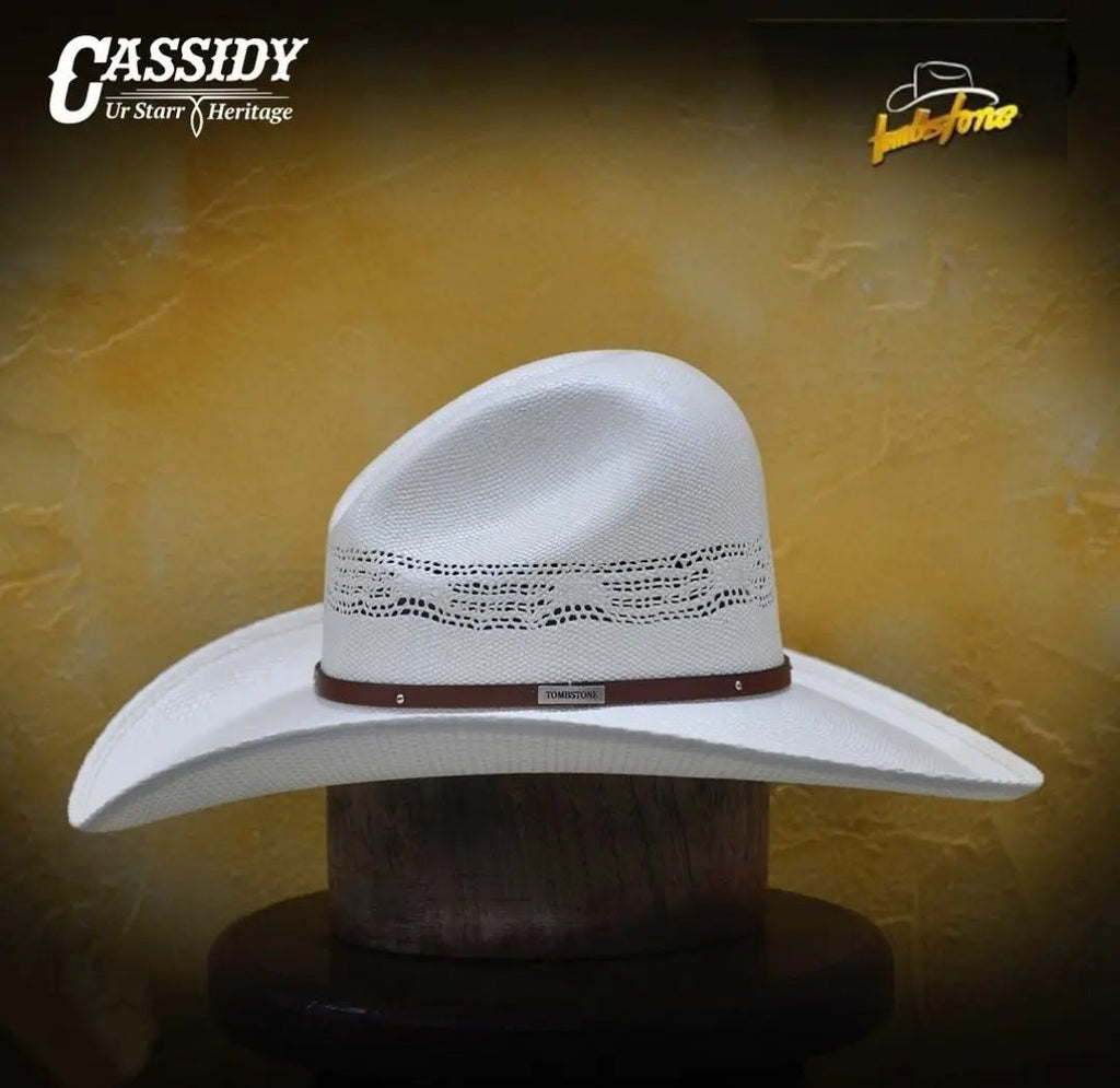 Men’s Tombstone 10X Gus Cassidy Robavacas Style Western Cowboy Straw Hat - OriginalWestern.com