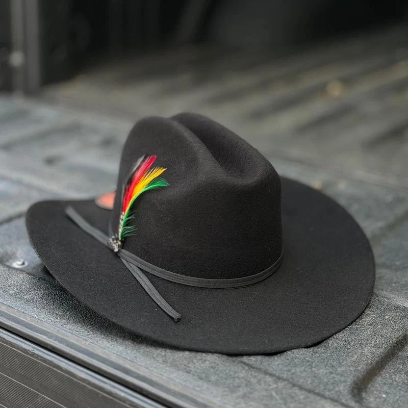 Men’s Tombstone 10X Sinaloa (Chaparral) Style Western Cowboy Fur Felt Hat - Black - OriginalWestern.com