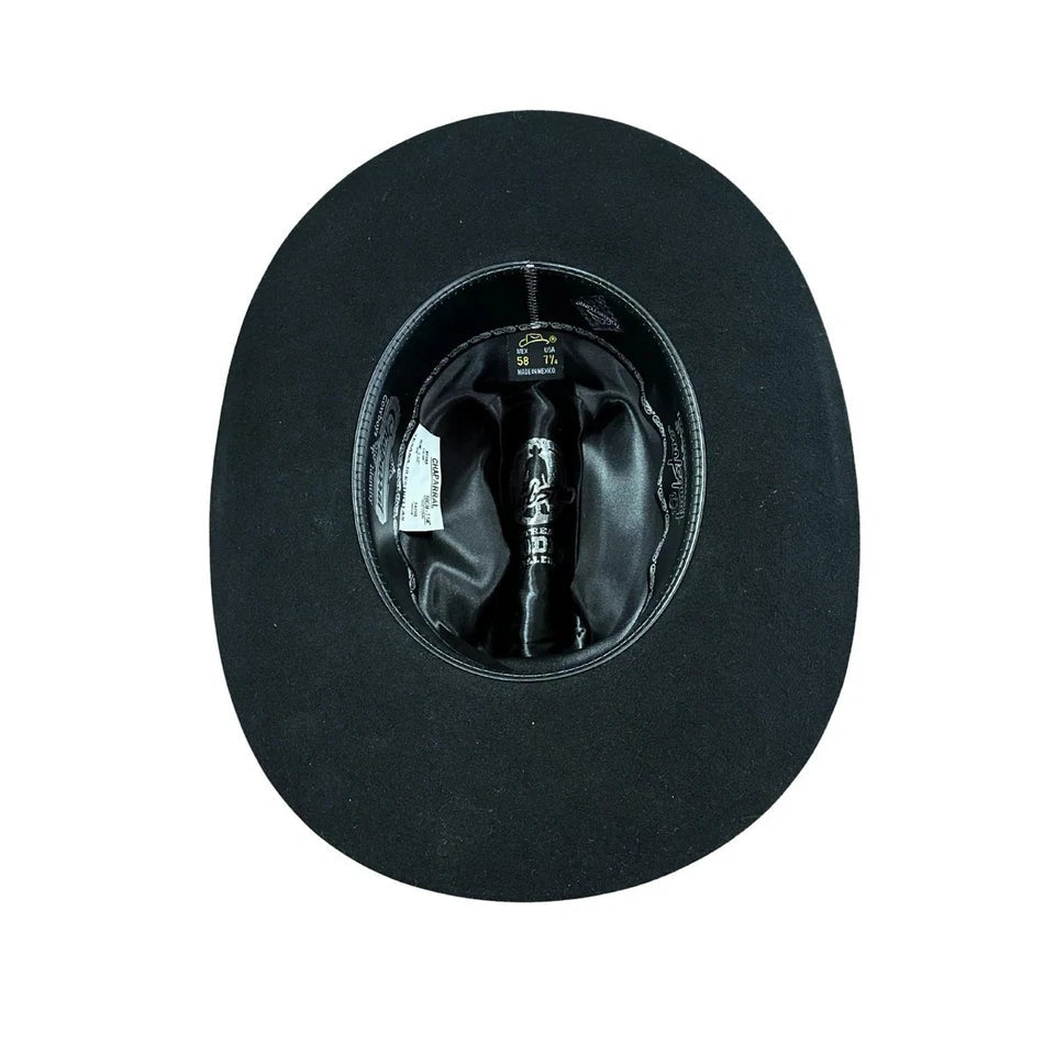 Men’s Tombstone 10X Sinaloa (Chaparral) Style Western Cowboy Fur Felt Hat - Black - OriginalWestern.com