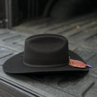 Men’s Tombstone 10X Sinaloa (Chaparral) Style Western Cowboy Fur Felt Hat - Black - OriginalWestern.com