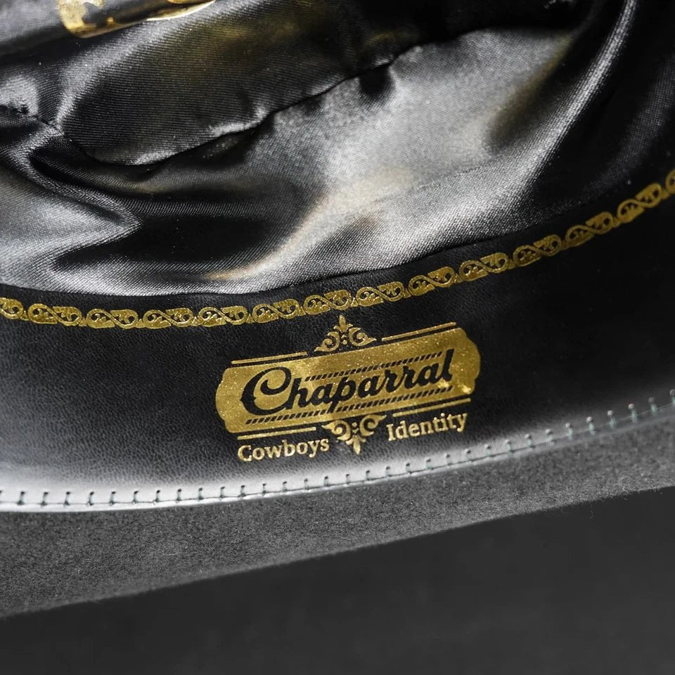 Men’s Tombstone 10X Sinaloa (Chaparral) Style Western Cowboy Fur Felt Hat - Black - OriginalWestern.com