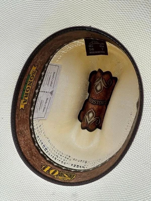 Men’s Tombstone 10X Sonora Style Western Cowboy Straw Hat - OriginalWestern.com