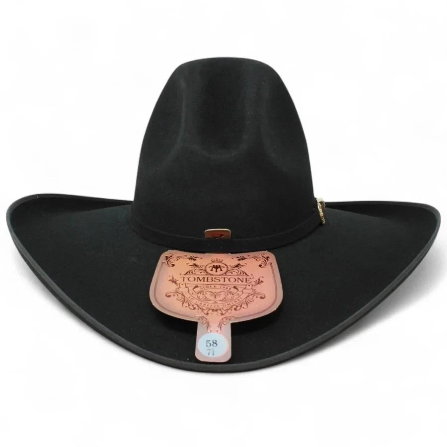 Men’s Tombstone 20X Gus Cassidy Robavacas Style Cowboy Hat - Black - OriginalWestern.com