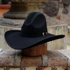 Men’s Tombstone 20X Gus Cassidy Robavacas Style Cowboy Hat - Black - OriginalWestern.com