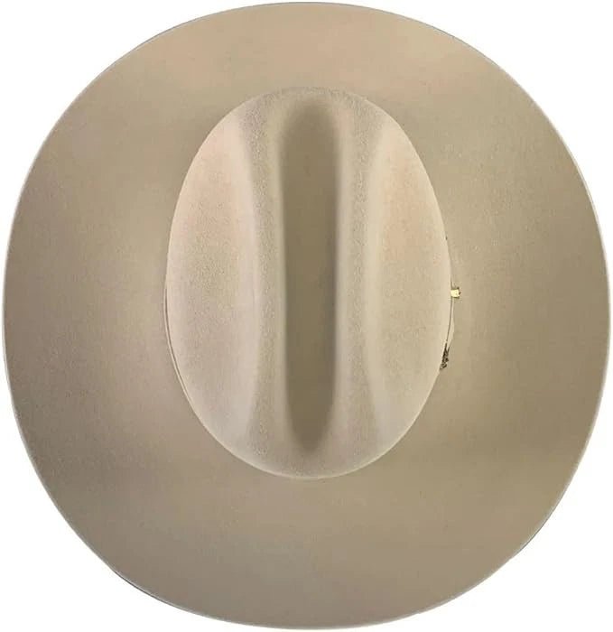 Men’s Tombstone 20X Sinaloa (Chaparral) Style Western Cowboy Fur Felt Hat - Beige - OriginalWestern.com