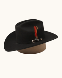 Men’s Tombstone 20X Sinaloa (Chaparral) Style Western Cowboy Fur Felt Hat - Black - OriginalWestern.com