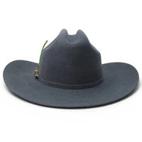 Men’s Tombstone 20X Sinaloa (Chaparral) Style Western Cowboy Fur Felt Hat - Granite Gray - OriginalWestern.com