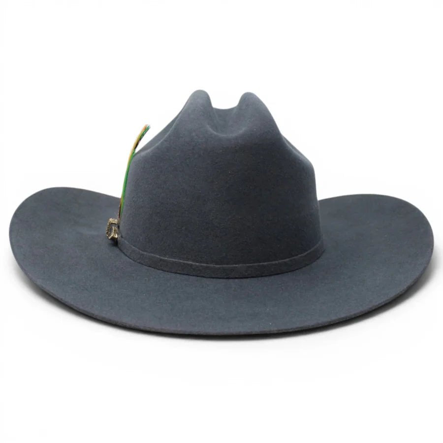 Men’s Tombstone 20X Sinaloa (Chaparral) Style Western Cowboy Fur Felt Hat - Granite Gray - OriginalWestern.com