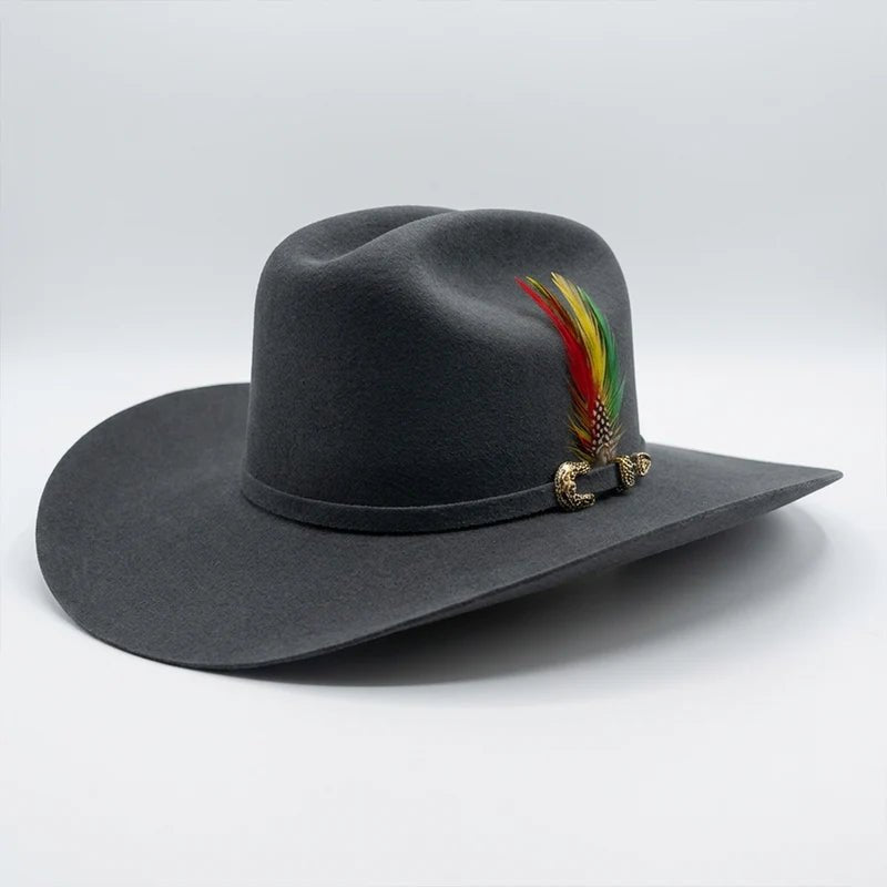 Men’s Tombstone 20X Sinaloa (Chaparral) Style Western Cowboy Fur Felt Hat - Granite Gray - OriginalWestern.com