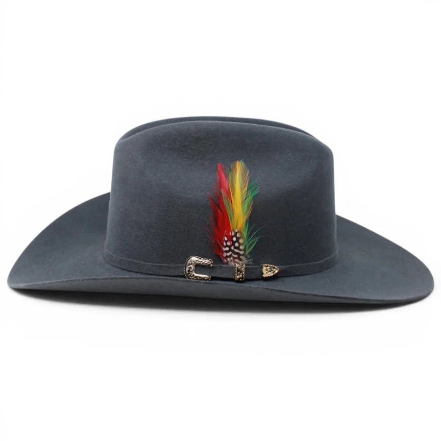 Men’s Tombstone 20X Sinaloa (Chaparral) Style Western Cowboy Fur Felt Hat - Granite Gray - OriginalWestern.com