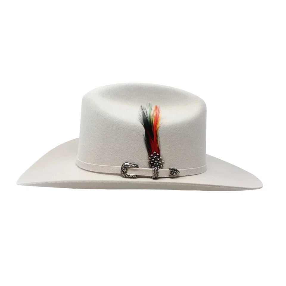 Men’s Tombstone 20X Sinaloa Chaparral Style Western Cowboy Fur Felt Hat - Gray - OriginalWestern.com