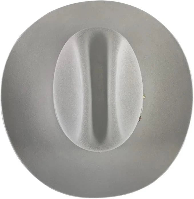 Men’s Tombstone 20X Sinaloa Chaparral Style Western Cowboy Fur Felt Hat - Gray - OriginalWestern.com