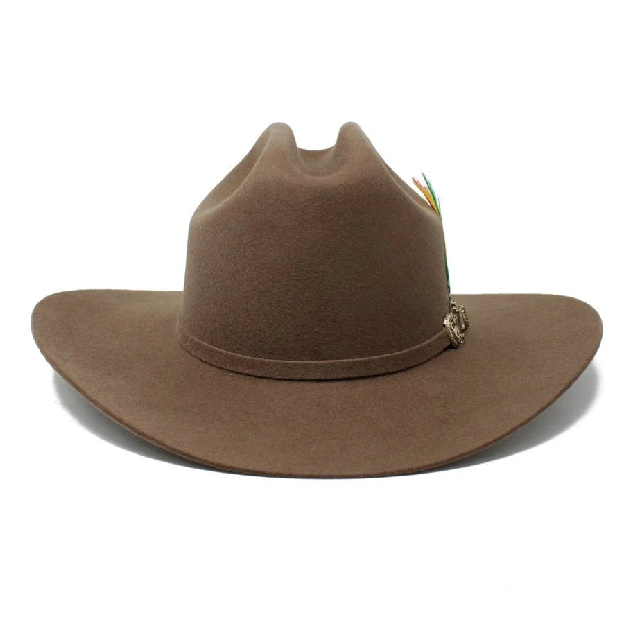 Men’s Tombstone 20X Sinaloa (Chaparral) Style Western Cowboy Fur Felt Hat - Oak Brown - OriginalWestern.com