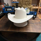 Men’s Tombstone 20X Sinaloa (Chaparral) Style Western Cowboy Fur Felt Hat - White - OriginalWestern.com