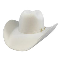 Men's Tombstone 20X Western Cowboy Fur Felt Hat East West Style - White - OriginalWestern.com