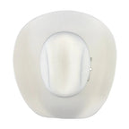 Men's Tombstone 20X Western Cowboy Fur Felt Hat East West Style - White - OriginalWestern.com