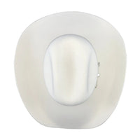 Men's Tombstone 20X Western Cowboy Fur Felt Hat East West Style - White - OriginalWestern.com