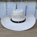 Men’s Tombstone 30X 8 Segundos Brick Crown Style Cowboy Shantung Straw Hat - OriginalWestern.com