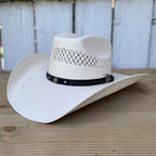 Men’s Tombstone 30X 8 Segundos Brick Crown Style Cowboy Shantung Straw Hat - OriginalWestern.com