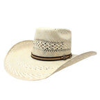 Men’s Tombstone 30X Long Horn Style Western Cowboy Shantung Straw Hat - OriginalWestern.com