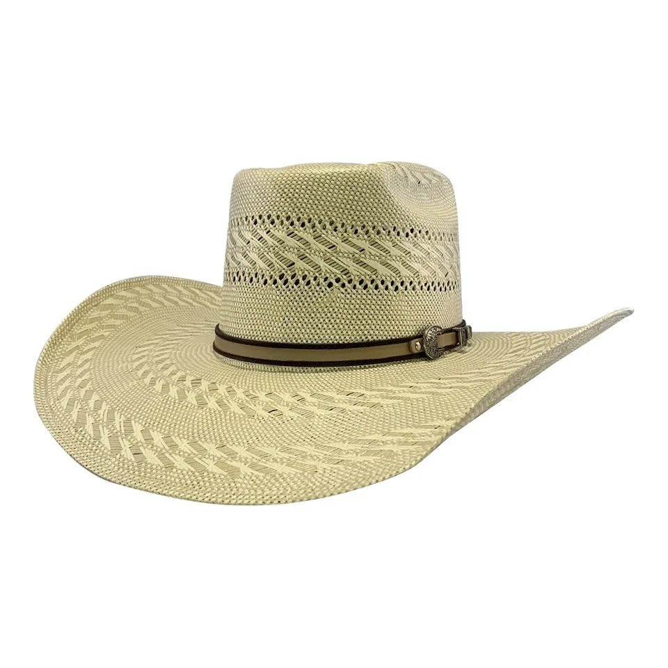 Men’s Tombstone 30X Long Horn Style Western Cowboy Shantung Straw Hat - OriginalWestern.com