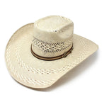 Men’s Tombstone 30X Long Horn Style Western Cowboy Shantung Straw Hat - OriginalWestern.com