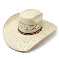 Men’s Tombstone 30X Long Horn Style Western Cowboy Shantung Straw Hat - OriginalWestern.com